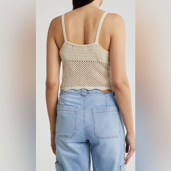 NEW Vero Moda Crop Knit Tank - Picture 2 of 3